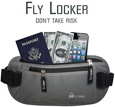 Money belt rfid blocker plus bonus passport holder