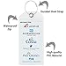 Travelambo Cruise Tags Luggage Etag Holders Zip Seal & Steel Loops Thick PVC (10 Tags)