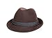 Alpine Holiday Oktoberfest Wool Bavarian Fedora Hat - Brown Color - Size Large (L)
