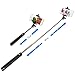 The Memory Journalists MJ Selfie Pro Extendable Pole Monopod Bluetooth Remote Shutter Selfie Stick for iPhone 5/5s/5c/6/6 Plus and Android Phones