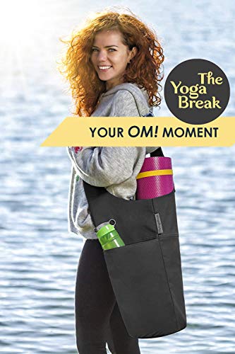 TheYogaBreak-Yoga-Mat-Bag-Carrier-for-Women-and-Men-Adjustable-Strap-4-Pockets-Socks-Bundle-Good-for-Fitness-Gym-Great-as-a-Gift