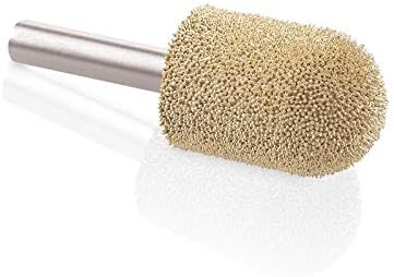Kutzall Original Ball Nose Rotary Burr, 1⁄4" Shaft, Fine, Woodworking Attachment for Bosch DeWalt, Milwaukee