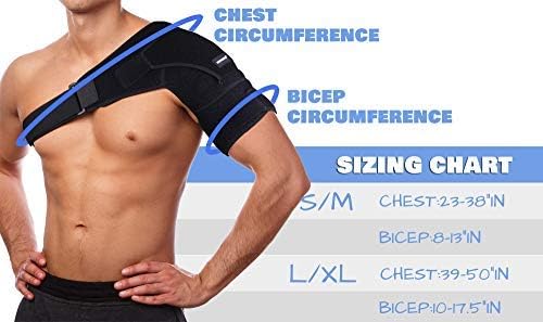 Thx4COPPER Magnetic Shoulder Brace, Compression Support Wrap Belt - Image 4