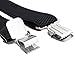 GoTEK Mens Suspenders X Back 2 inch Adjustable Elastic Suspenders - Solid Straight Clip Suspender for Men