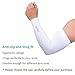 Aegen Sun Protection Cooling Arm Sleeves for Men Women, White, X-Large