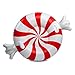 BigMouth Inc. Peppermint Snow Tube - 3 ft. Wide Inflatable Snow Tube with Easy Grip Handles, Made of Durable Vinyl with Welded Seams - Makes a Great Gift