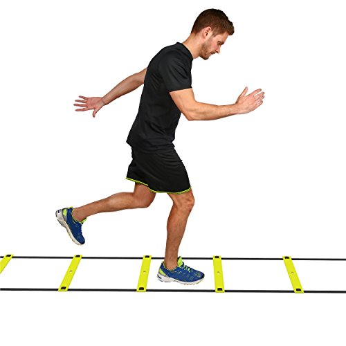 SkillFit 15FootFootwork AgilityLadder and A3Laminated DrillChart