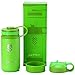 Summit Kids 14 oz Water Bottles, Insulated Stainless Steel Metal Bottle, Silicone Sleeve, BPA Free Plastic Cap & Straw Lid, Use as Travel Tumbler, Toddler Cup, or Kid Canteen for Boys & Girls