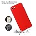 iPhone 7 Case, Coocolor 360 Degree All-Around Ultra Thin Full Body Coverage Protection Dual Layer Hard Slim Case + Tempered Glass Screen Protector for iPhone 7-Red