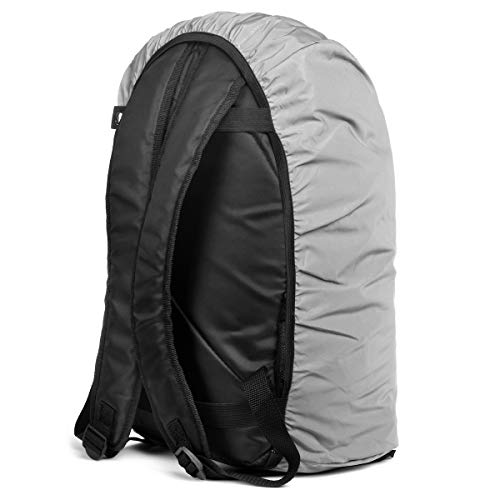 247 Viz Reflective Backpack Cover, Water Resistant Materials and Backpack Rain Cover, Entirely Reflective Gear - One Size Fits All