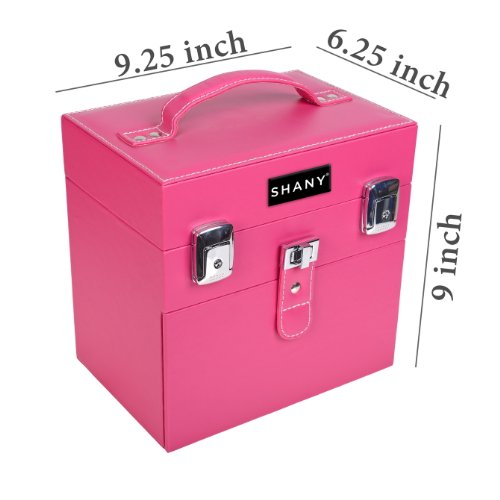 SHANY Color Matters - Nail Accessories Organizer and Makeup Train Case - Sugar Gum