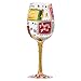 Designs by Lolita “Thank You Thank You” Hand-painted Artisan Wine Glass, 15 oz.
