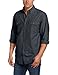 Carhartt Men's Fort Long Sleeve Shirt Lightweight Chambray Button Front Relaxed Fit,Black Chambray,XX-Large