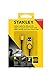 STANLEY 1319552 ST2 COILED MICRO USB CABLE, NYLON, BLACK/YELLOW