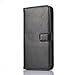 JUSUN BLU VIVO 5 Case, BLU VIVO 5 Wallet Case, Customized Leather Folio Stand Protective Wallet Case Cover for BLU VIVO 5 (Black)
