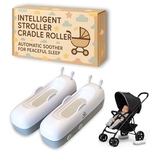 Photo 1 of Automatic Stroller Rocker Attachment – Smart Infant Soother for Peaceful Sleep with Remote, Timer, Two Speed Modes, Type-C Rechargeable – No Anxious Vibrations, SwaySo