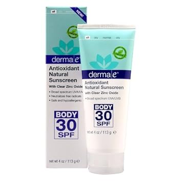 derma e antioxidant natural sunscreen