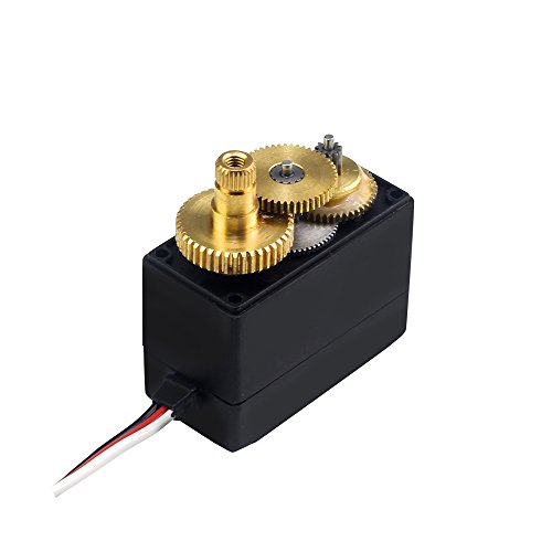 LewanSoul LD-3015MG Standard Full Metal Gear Digital Servo with 17kg High Torque Dual Ball Bearing for RC Robot Car(Control Angle 270)