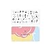 CICI&SISI 2018 Nail Art Acrylic Stamping Plates Set Candy Design Cute Patterns Manicure Print Image Plate,set of 4 (Sweety)