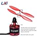 LHI 4X 2212 920KV Brushless Motor (CW/CCW) + 4X SImonK 30A ESC for F330 X525 F450 F500 F550 DJI Phantom Quadcopter