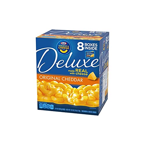 Kraft Deluxe Original Cheddar Macaroni & Cheese Dinner (14 Ounce, 8