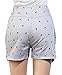 Women's Maternity High Elastic Waist Shorts Pants,Gray