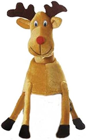 Reindeer Cap Hat Novelty Plush Christmas Santa Hat Costume Christmas Fancy Dress Party Xmas Office Fun Headwear Accessories