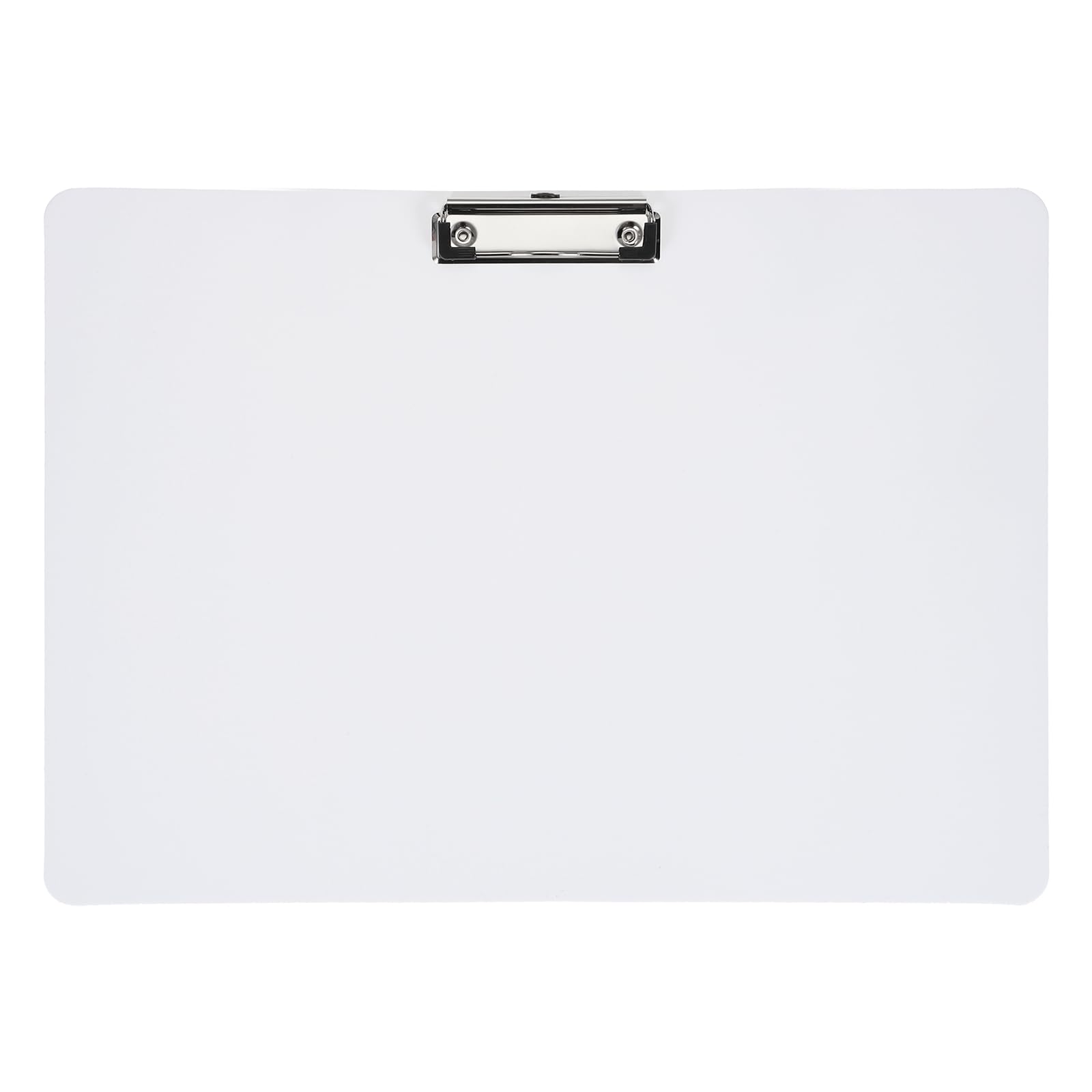 PATIKIL 17 x 12.6 Inch Clipboard Landscape, A3 PP Plastic Office Clipboards Low Profile Clip for Office Drawing Sketching, White