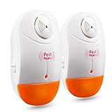 Pest Control Ultrasonic Repeller 2 packs Electronic Plug In Pest Control , Rodents & Insects Repellent