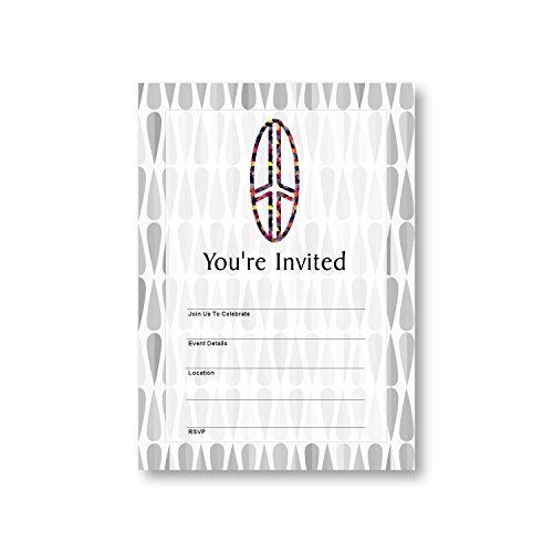 Windsurfing Board, Flat Party Invitation Card, 12 Cards at 5x7, with White Envelopes, Item 1128002