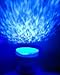 IDS Ocean Daren Wave Light Projector Speaker, 3.5mm Audio Jack and Built-In Speakers, Blue LED