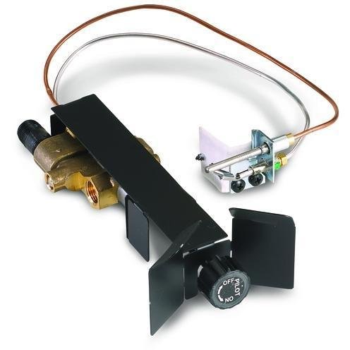Peterson Real Fyre 24-inch Live Oak Log Set with Vented Burner, Auto-Safety Pilot Control Valve and Gas Connection Kit (Propane Gas Only)