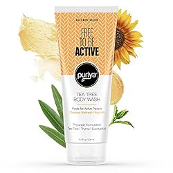 Tea Tree Body Wash with Eucalyptus, Use with Jock