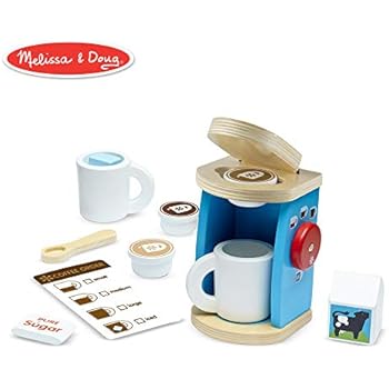 Amazon.com: Melissa & Doug Brew & Serve Wooden Coffee ...