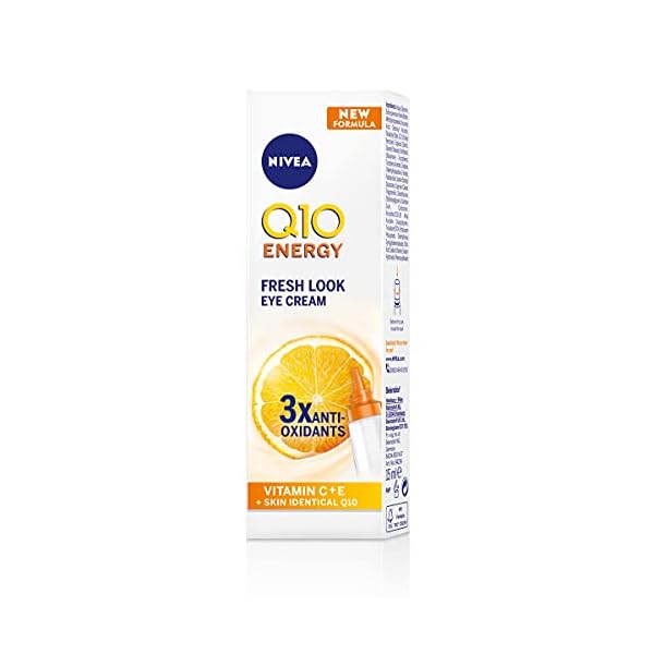 Nivea-Q10-Energy-Fresh-Look-Eye-Cream-with-Vit-15-ml NIVEA Q10 Energy Fresh Look Eye Cream, Targets Fatigue, Dullness, and Crow's Feet, Energising Under Eye Cream Made with…