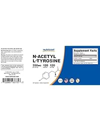 Nutricost n-acetyl L-Tirosina (nalt) cápsulas – sin gluten, no-GMO