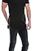 JC DISTRO Hipster Hip Hop Basic Crewneck Black Longline Tshirts w/Side Zipper X-Large