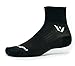 Swiftwick- PERFORMANCE TWO Running & Cycling Socks for Men & Women, Cushion Crew Socks (Black, Large)