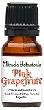 Miracle Botanicals Pink Grapefruit Essential Oil - 100% Pure Citrus Paradisi - 10ml