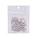 PH PandaHall 20 Sets Toggle Clasps, Jewelry Closure Clasp Ring IQ Toggle Clasps Round Clasps Fastener Hook Toggle Connectors TBar End Clasps for Necklace Bracelet Jewelry Making, Platinum