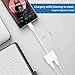 Headphone Jack Adapter to 3.5mm Jack Car Charge Accessories Cables & Audio Connector 2 in 1 Earphone Splitter Adaptor Support All Systems