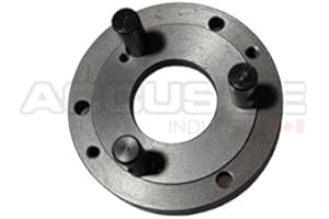 Accusize Industrial Tools D1 Type Adaptor for Most 3 Jaw Lathe Chucks, Spindle Taper D1-3, Chuck Diameter 6 inch, 2600-0518