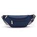 TINYAT Large Fanny Pack Travel Waist Bag Lightweight for Men&Women with Adjustable Strap T206 Blue
