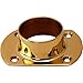 Cut Wall Flange - Polished Brass - 2