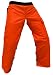 Forester Chainsaw Safety Chaps with Pocket, Apron Style (Short 35", Orange) primary