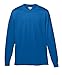 Augusta Sportswear Mens Wicking Long Sleeve T-shirt, Royal, X-Large US