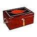 Quality Importers Trading Deauville 100 Cigar Humidor, High Gloss with Tobacco Leaf Inlay, Maple Finish, Holds 100-150 Cigars primary