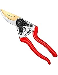 enduropro Titanio Tijeras de podar Tijeras de jardín   La mejor, Árbol, Mano Pruner   Ideal rama, cortasetos, arbusto y Bush Clippers   Recortador de afeitar Sharp tijeras de podar Herramienta de Jardinería ergonómica para recortes sin esfuerzo