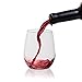 Berevino Plastic Wine Glasses/Stemless Wine Cup 12 ounce | Set of 48 Clear Plastic Unbreakable Wine Glasses Disposable Shatterproof