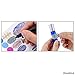 Kare & Kind Essential Oil Bottle Kit - 10xEssential Oil Bottle (1/3 oz - 10 ml), 1xTool for Opening/Sealing Bottles, 78x Label, 1x Mini Dropper + 1x Mini Funnel (Cobalt Blue)